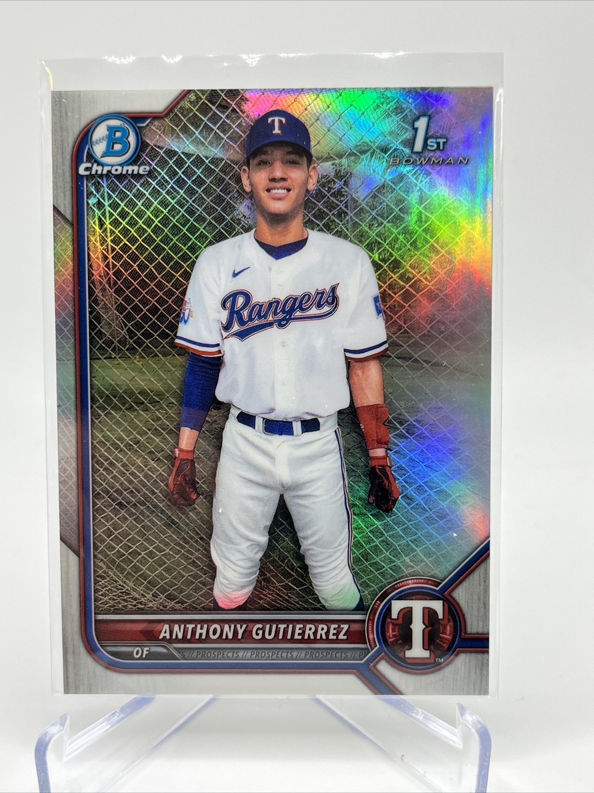 2022 Bowman Chrome Prospects Refractor /499 Anthony Gutierrez #BCP-160