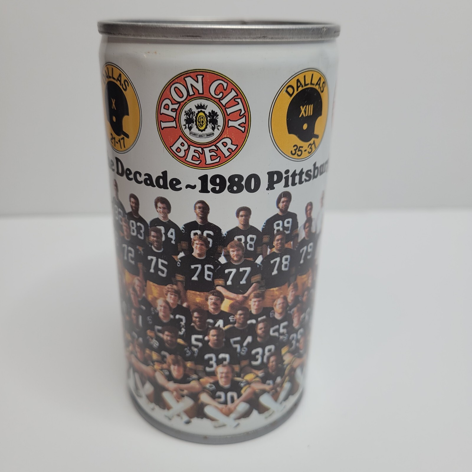 Vintage Iron City Beer Cans Pittsburgh Steelers & Pirates 19791981