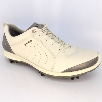Ecco Biom Natural Motion Sneakers Women's Golf Shoes Size M White  Leather