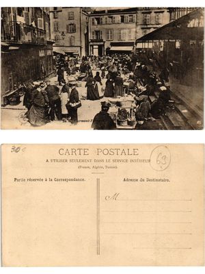 CPA AK 24 CLERMONT-FERRAND Le Marche St-PIERRE (378625)