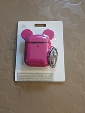 Disney Pink Minnie Mouse Headphone Case For Airpods Wireless Headphones -