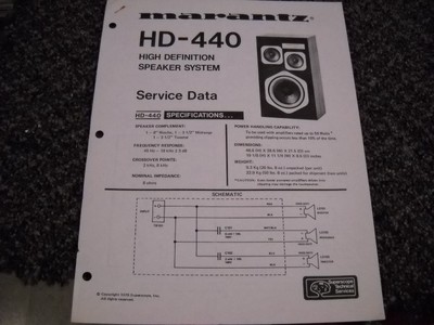 marantz hd 440 speakers