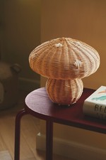 Nordlux Allie Tischlampe Braun Tischleuchte Kinderleuchte Rattan Lampe Leuchte