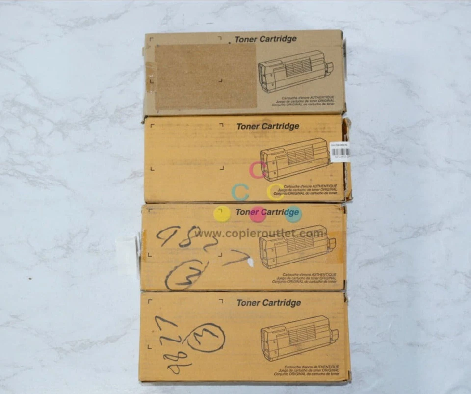 4 tóneres cosméticos OEM OKI MPS711C CMYK 52123801,52123802,52123803,52123804 Foto 4 de 4