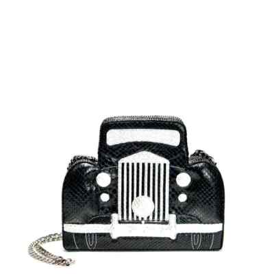 Giovanna Barrios Call Me Mrs. Royce Python Clutch