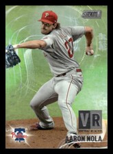 2021 Stadium Club #VR-20 Aaron Nola Virtual Reality Philadelphia Phillies