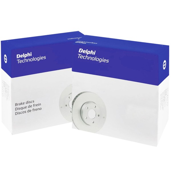 2X Delphi BG9029RS Bremsscheiben 274Mm Hinten FüR Scenic Ii Megane I 1.4-2.0-image