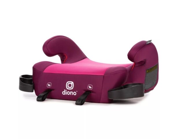 Diono Solana 2 Latch Connects Backless Booster Car Seat (40-120 lbs) - Pink