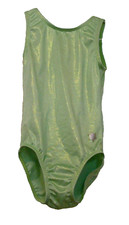 Snowflake CM leotard Light Green Foiled