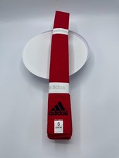Adidas Martial Arts, Judo, Karate, Tae Kwon Do TKD Red Belt Size 6 / 320cm