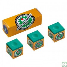 Billard Zubehör Kreide Billardkreide Chalk NIR SUPER PRO Longoni grün 3er Pack