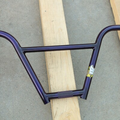 S&M BMX FU 4pc HANDLEBAR BARS BLACK RAW PURPLE SKY BLUE PINK | eBay