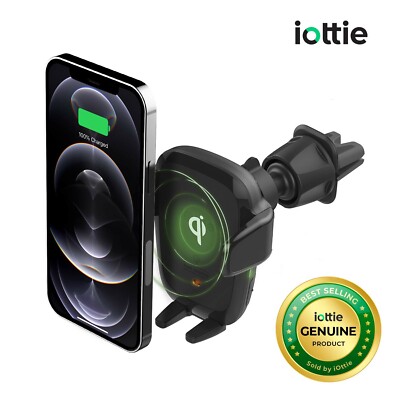 iOttie Wireless Car Charger Auto Sense Qi Charging Automatic Clamping CD + Air V