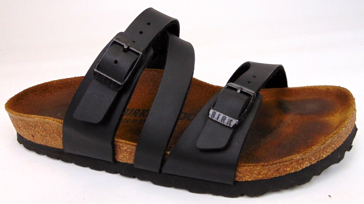 Birkenstock Salina Black Birkenstock Black Faux Leather SALINA