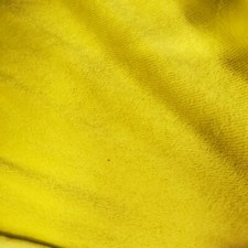 58" Yellow Poly Blend Stretch Terry Cloth Fabric by the Yard