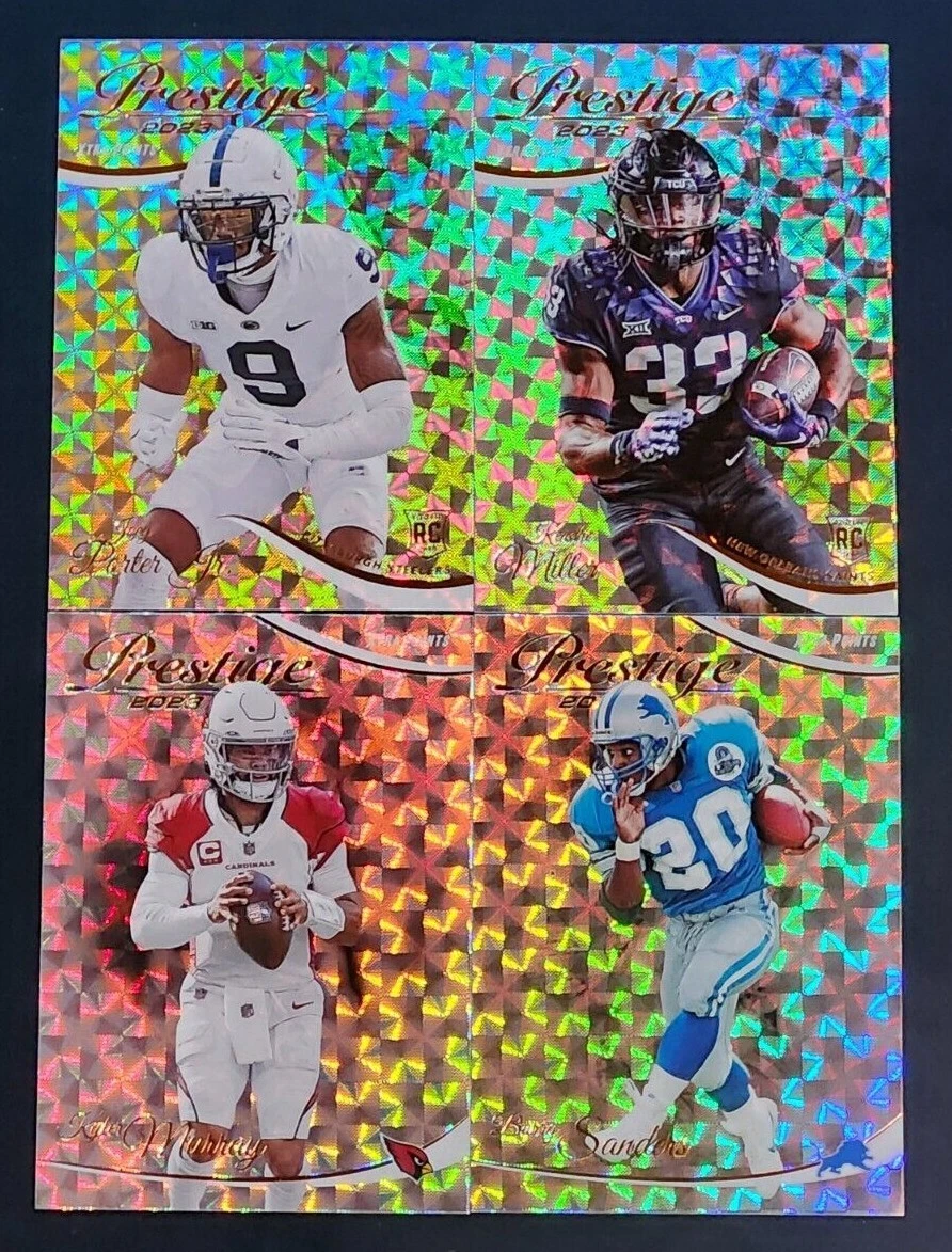 Carte Alex Anzalone #98 – Panini Prestige 2023 Red Refractor /399 (Detroit Lions)