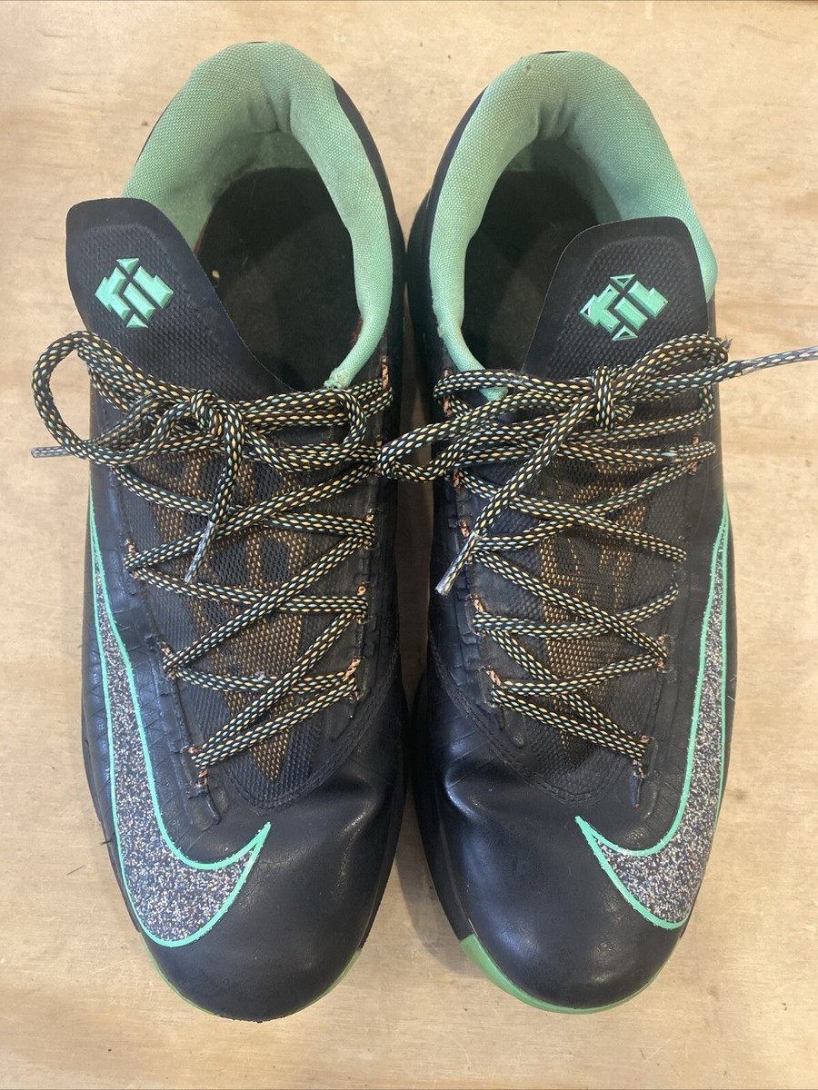 1343) Nike KD 6 'Night Vision' Brazil Black/Green 2014 599424-093