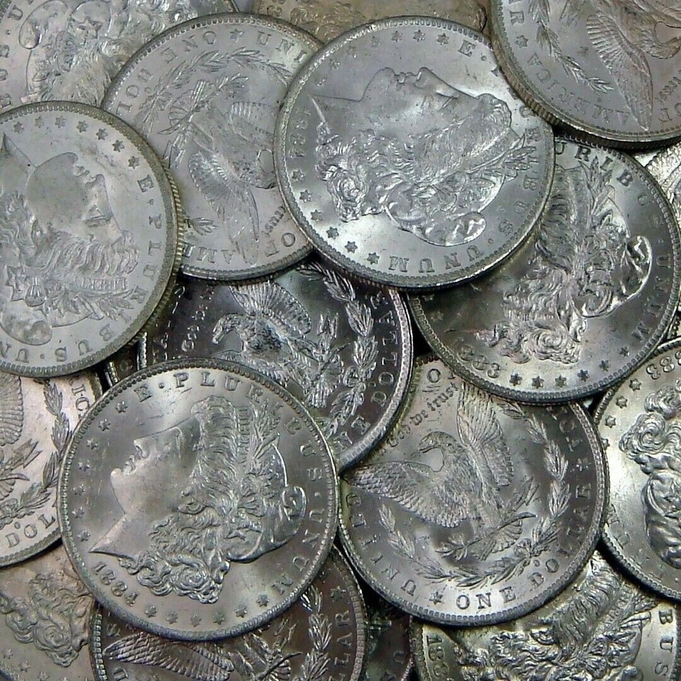 (1) 1878-1904 GEM BU Morgan Silver Dollar ~ From OBW Roll ~ Estate Hoard ~ - Image 2 of 4