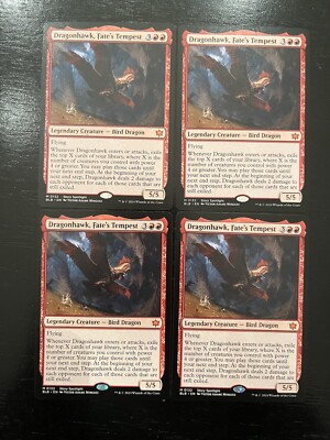 Dragonhawk, Fate s Tempest X4X NM/M Bloomburrow BLB Magic MTG