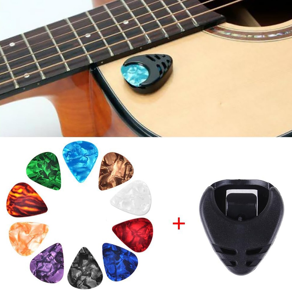 10 Guitar Picks Acoustic Electric Bass Pic Plectrum Mediator Guitar Accessories