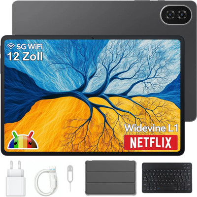 2025 Tablets 12'' Android 13 Pad 16GB+128GB 8-Core Netflix 5G Wifi Widevine L1 PC