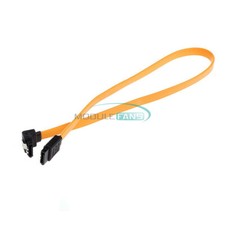 2PCS Serial SATA RAID DATA HDD Hard Straight-Right Angle 45cm Signal Drive Cable