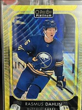 RASMUS DAHLEN      2021-22 O Pee Chee Platinum Hockey      NEON YELLOW    Sabres