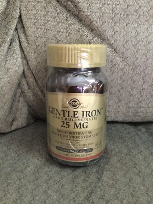 New Solgar Gentle Iron 25 MG Dietary Supplement - 90 Vegetable Capsules