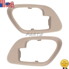 Interior Door Handle Bezel Tan Front Lh And Rh For 1995-1999 Chevrolet C1500