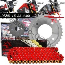 Jt X-ring Heavy Duty 428-136l Red Chain Jt Sprocket 1535 Grom-125msx-125 Jt X-ring Heavy Duty 428-136l Red Chain Jt Sprocket 1535 Grom-125msx-125
