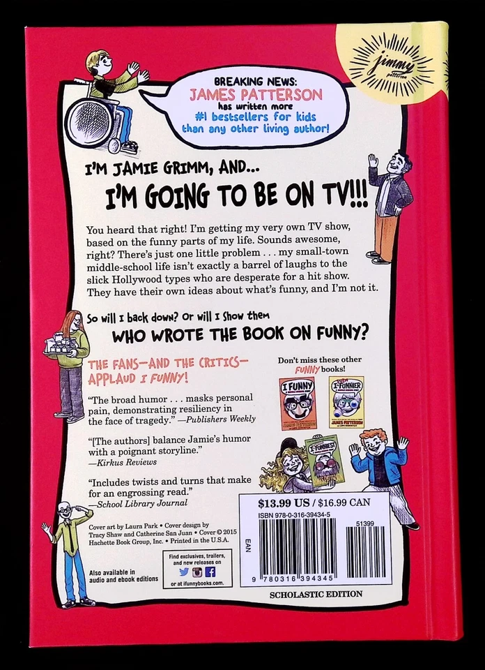 I Funny TV A Middle School Story Hardcover James Patterson Foto 2 de 2