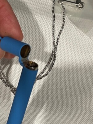 cigarette case necklace AMBUSH Cigarette Case Necklace - Blue 100% Authentic Unisex