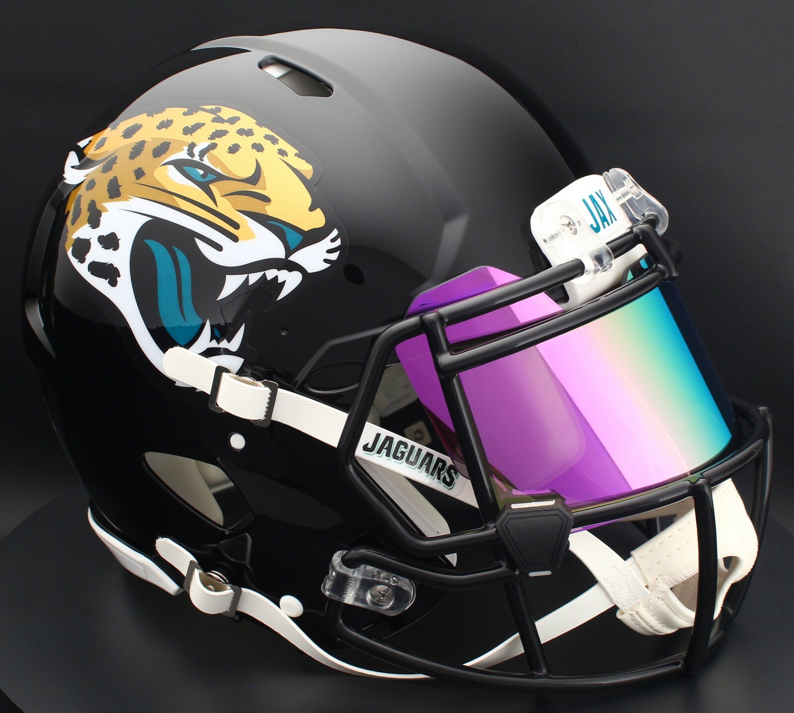 JACKSONVILLE JAGUARS NFL Football Helmet with REVO AMETHYST Visor