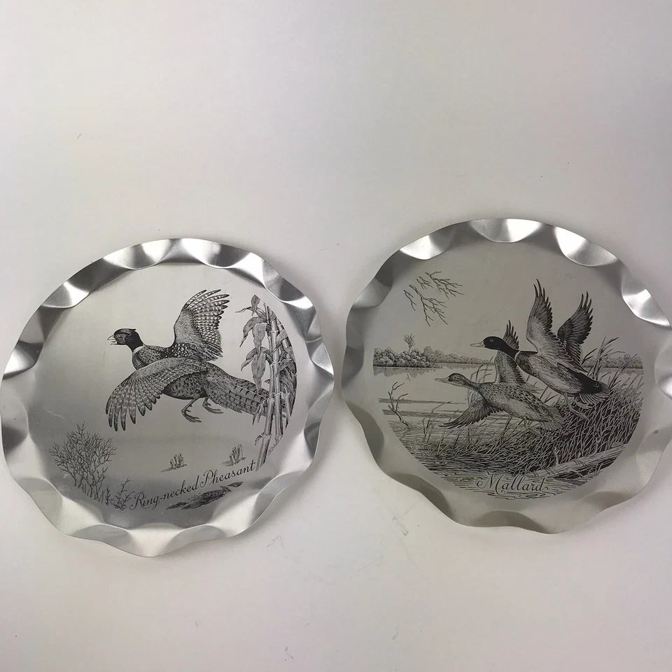 De Colección Pato Mallardo Anillo Cuello Faisán Stylemaster Bandeja Placa Reynolds Dob Foto 3 de 4