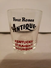 Four Roses Antique Kentucky Straight Bourbon  Vintage Shot Glass 
