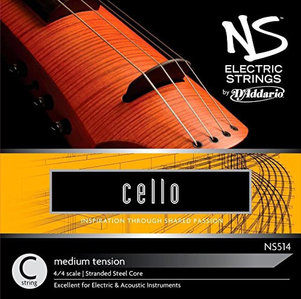 (TG. C String) D'Addario NS514 NS Electric Strings Cello 4/4 - C-4 medium - NUOV