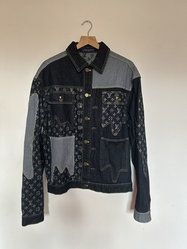 Louis Vuitton Virgil Abloh x Nigo Monogram Crazy Denim Workwear Jacket
