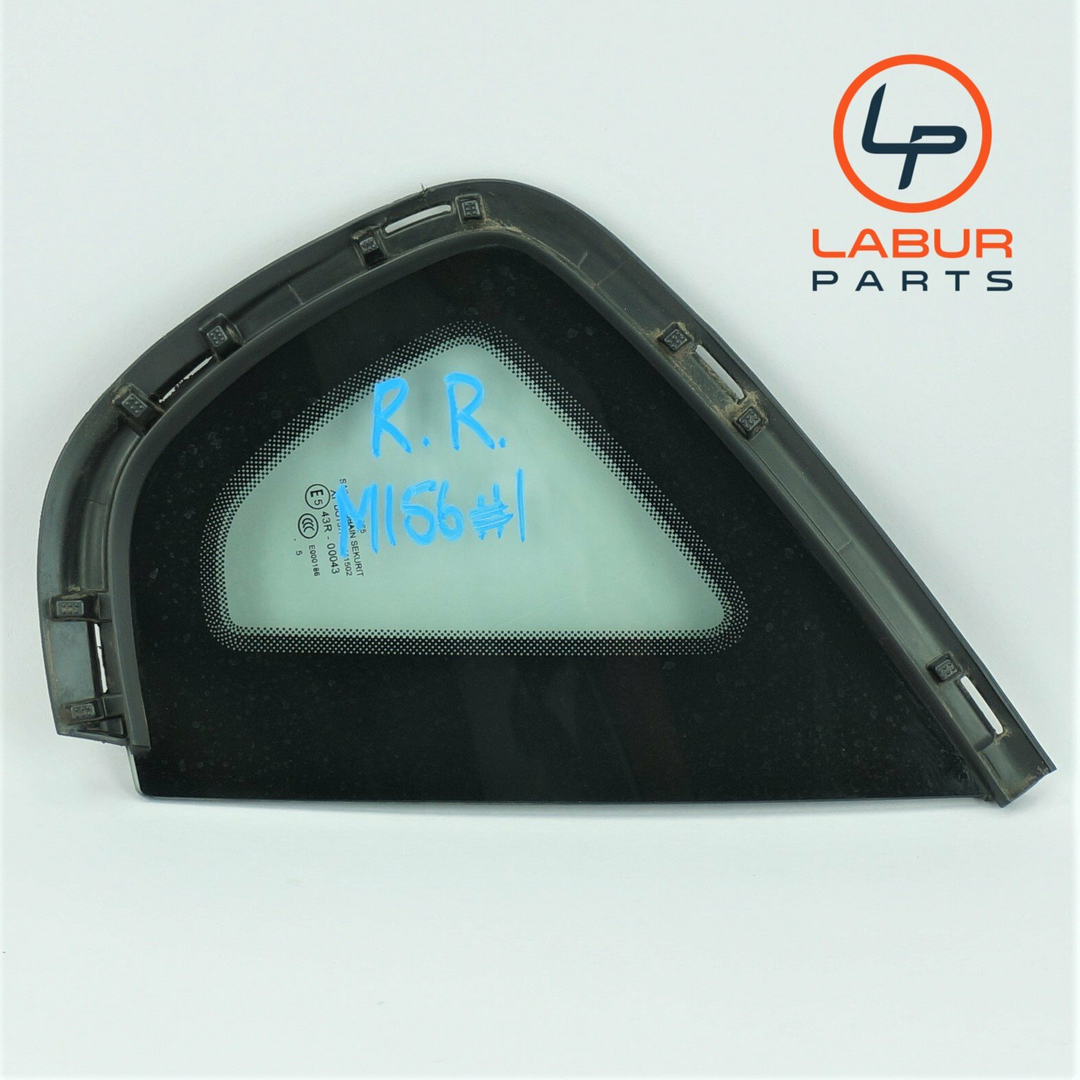 M156 14-17 Maserati Quattroporte Rear Right Side Quarter Window Glass A1510