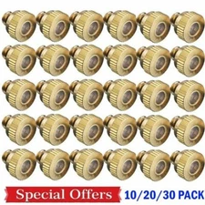 Brass Misting Nozzles Water Mister Sprinkle For Cooling System Garden Tool Lot