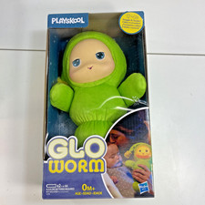   Playskool Glo Worm  by Hasbro 2017 Snuggle Plush Light Sound  Glow New 