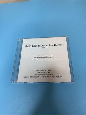 Brian Dickinson and Lee Konitz Duo The Kindness of Strangers CD