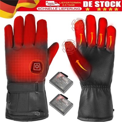 Unisex Beheizbare Ski Motorrad Elektrisch Handschuhe Wasserdicht Windfest Winter