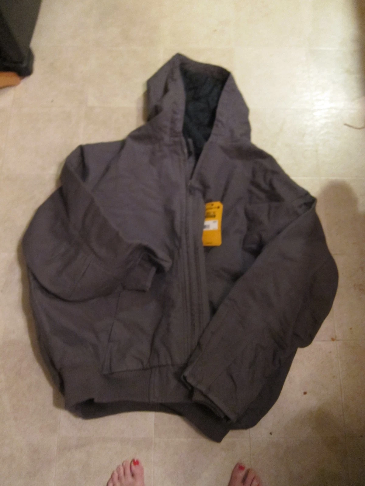 NEW Carhartt Jacket Mens 4XL Loose Fit Duck Insulated Hooded Active black