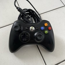 Manette Filaire Officielle Xbox 360 - Noire - USB - Compatible PC