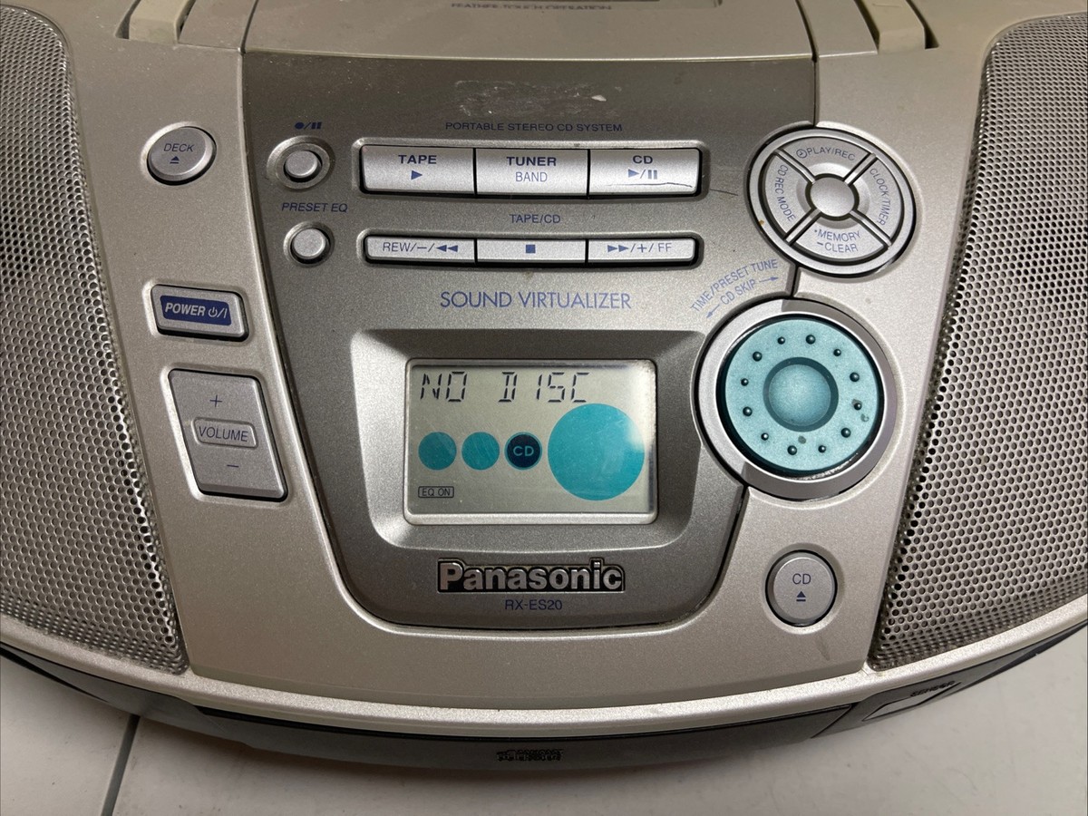 Panasonic RX-EDS1 CDプレーヤー Panasonic RX-D16 CD Player AM/FM Radio Cassette Stereo Portable