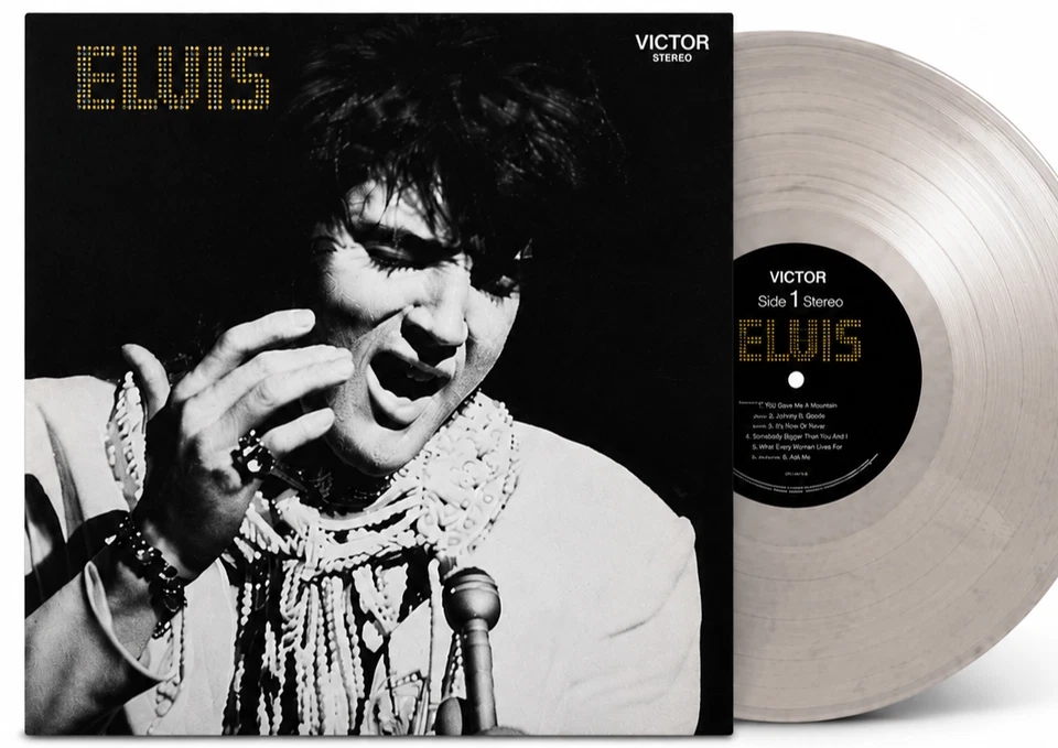 ELVIS PRESLEY - On stage - White Marble - 500 EX - POSTER - Numéroté n° 67 /S - Photo 1/1