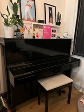 Yamaha U1 Upright Piano Black Gloss Finish, UK Delivery Part Ex Possible