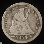 1854-P Seated Liberty Quarter — photo from another recent sale