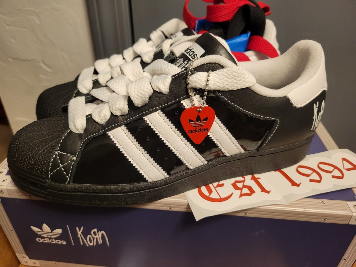 Korn x Adidas Superstar DEMO Mens Sz 8 Women Sz 9 30th Anniversary