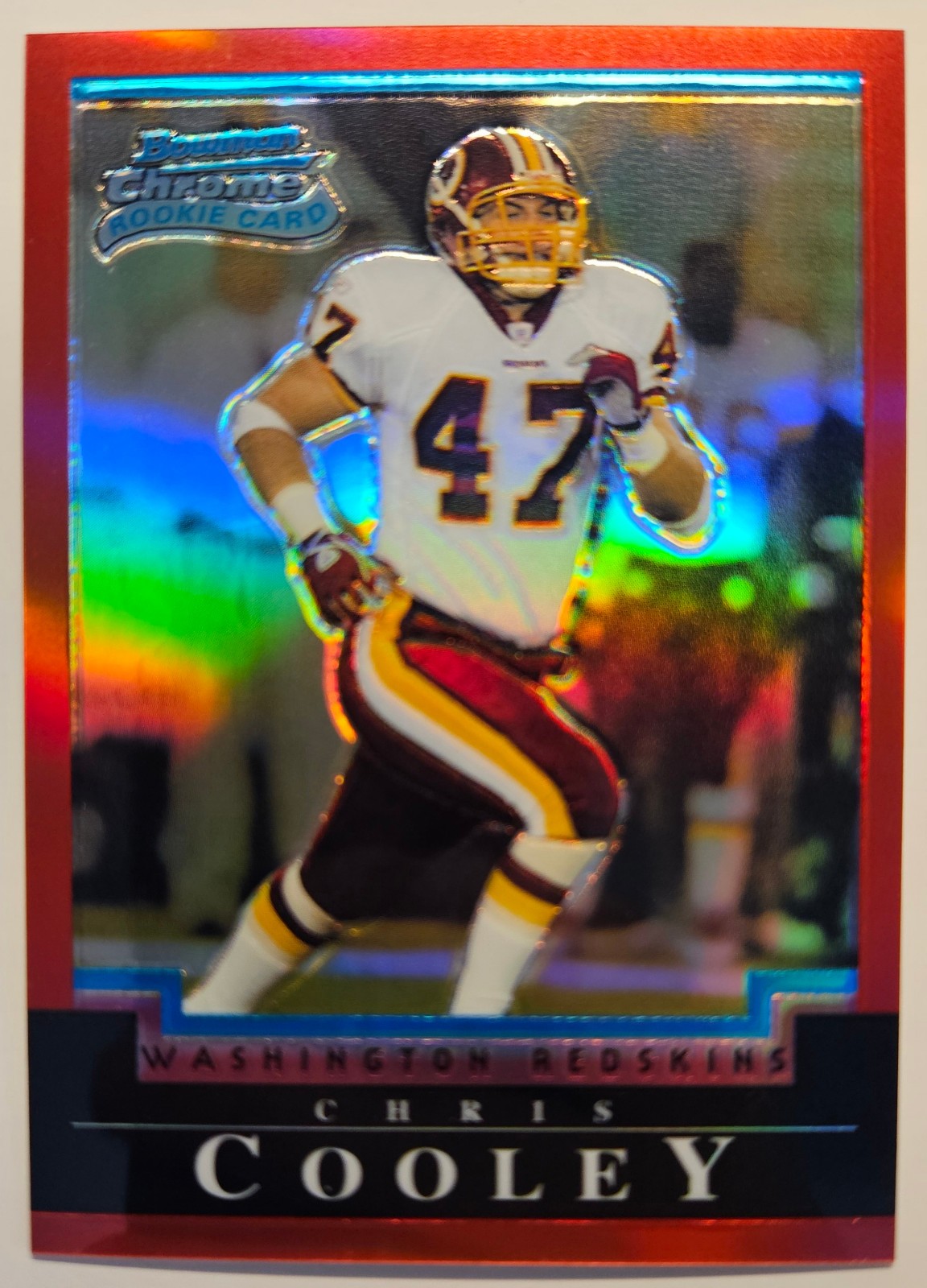 Chris Cooley Bowman Chrome #124 Red Refractor